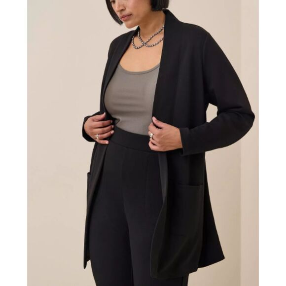 torrid Sweaters - TORRID Studio Cupro Open Front Cardigan, 00/ML/10